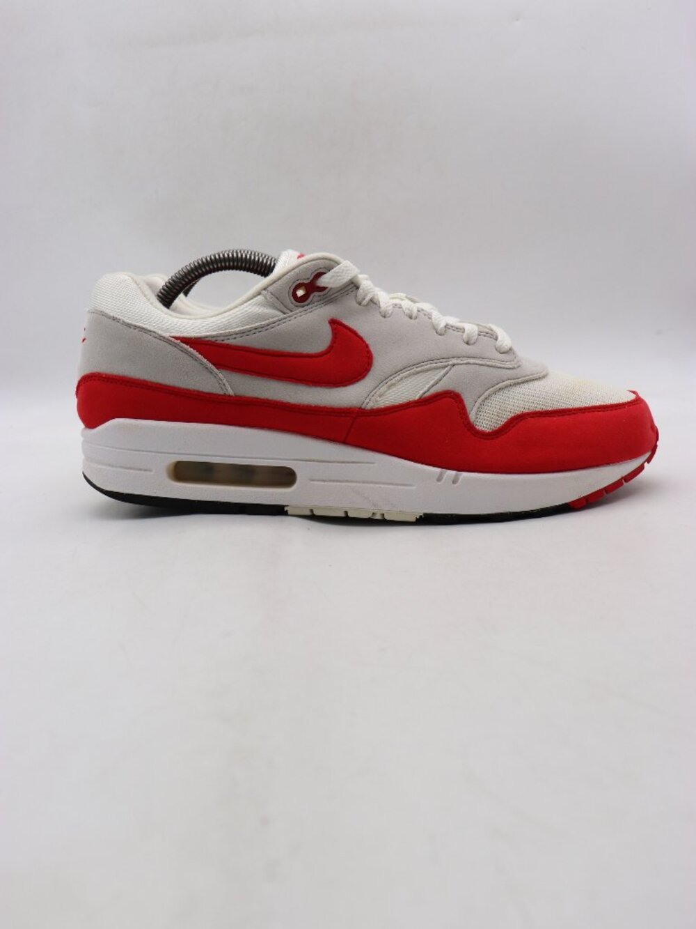 Nike Air Max 1 Anniversary Red Men's Size 10 Shoes Athletic Sneaker 908375-103